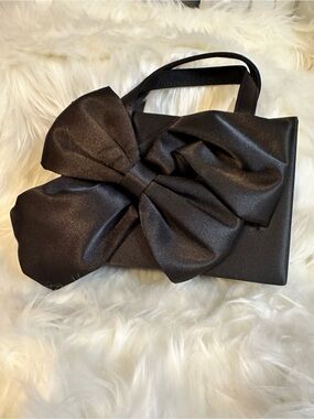 Alessia from Nordstrom Chic Black Bow Women's Shoulder or Arm Bag